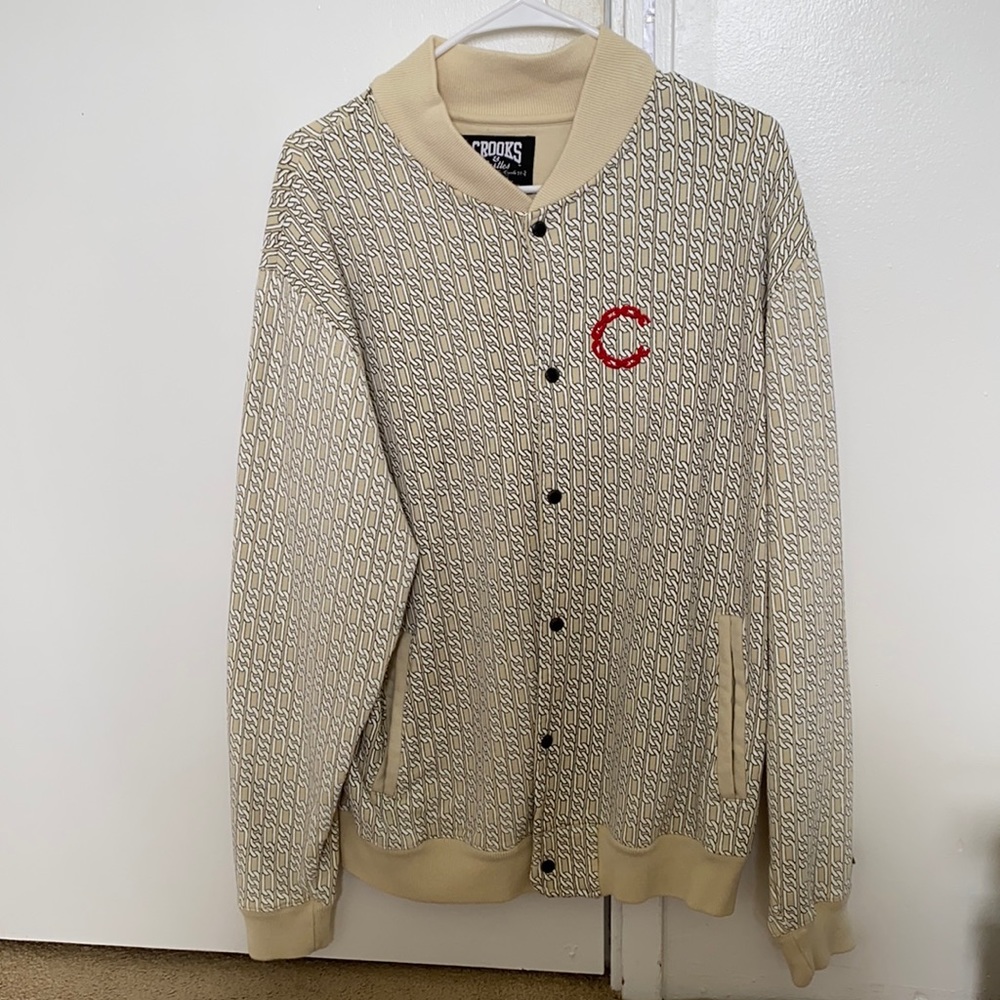 Crooks and Castles varsity jacket